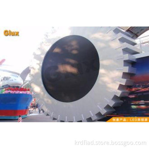 Customized Glux specialized Curved LED Screen / Outdoor Glu